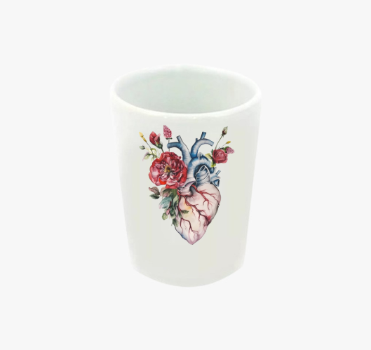 Szív virágos anatómia feles po...