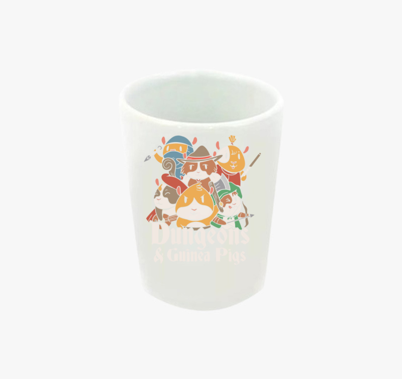 Dungeon and Guinea Pigs feles pohár
