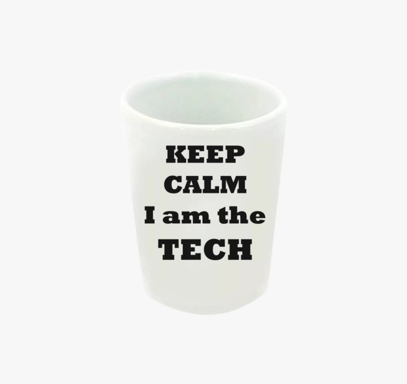 Keep calm TECH feles pohár