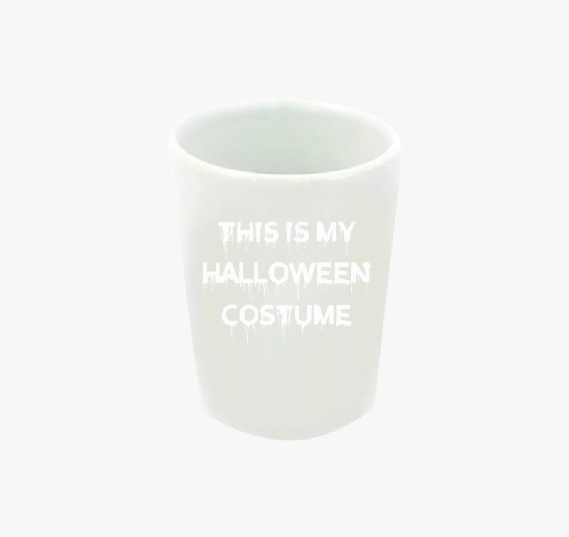 Halloween costume feles pohár