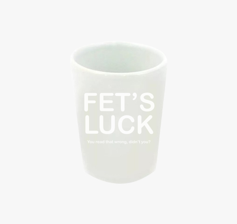 Fets luck feles pohár