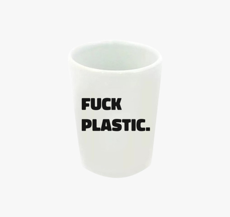 Fuck plastic feles pohár
