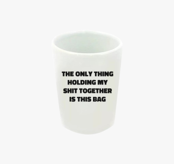 Shit bag feles pohár