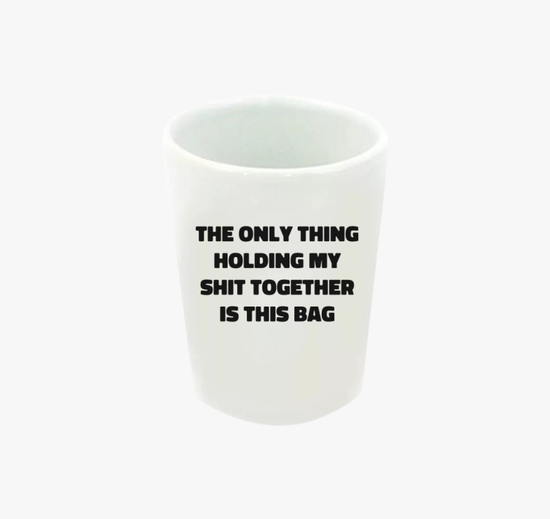 Shit bag feles pohár