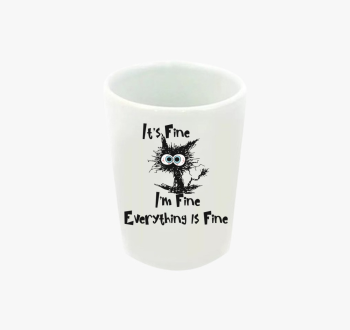 CAT FINE feles pohár