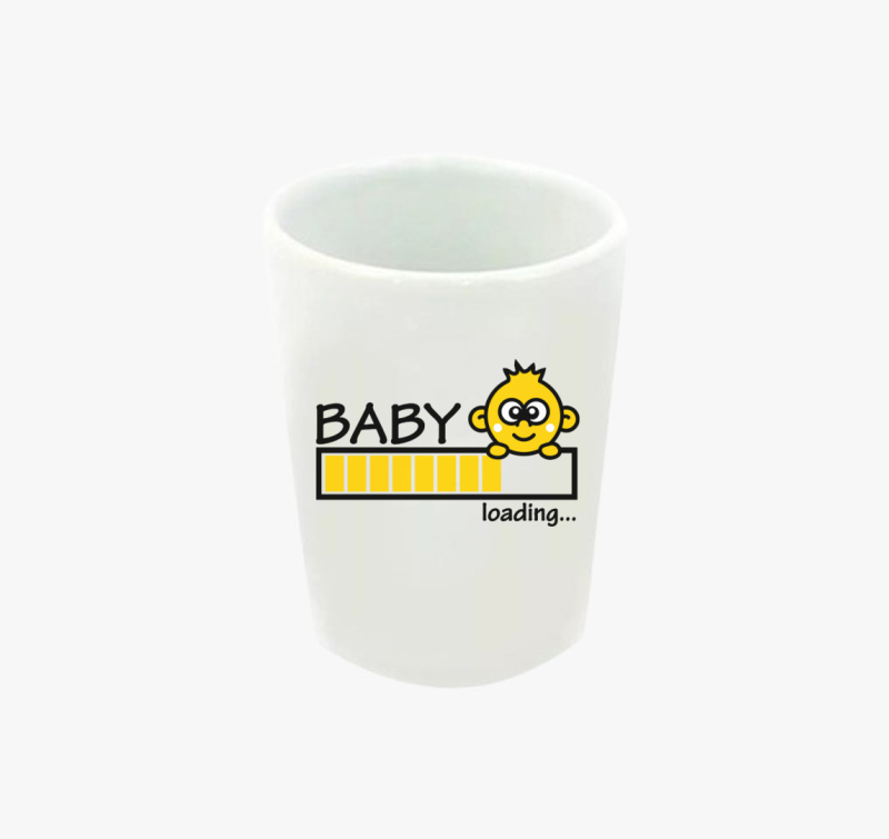 Baby loading sárga feles pohár