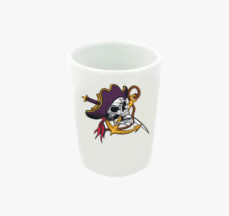 Pirate skull 4 feles pohár