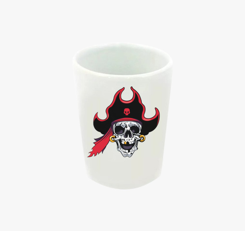 Pirate skull 7 feles pohár