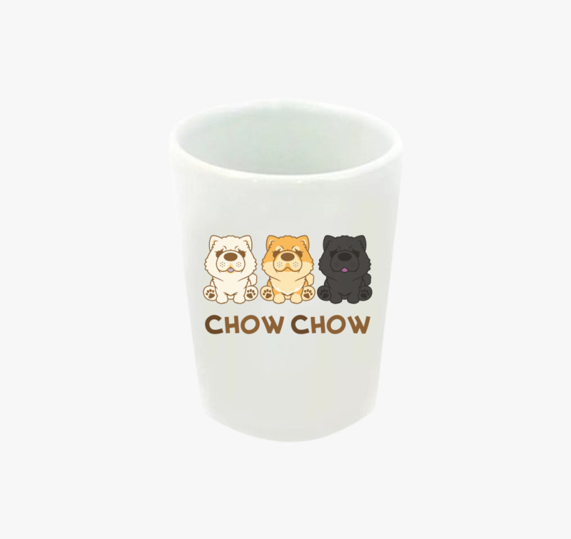Chow Chow feles pohár