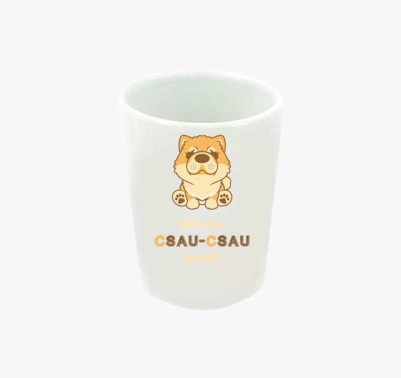 Vöröses csaucsau feles pohár