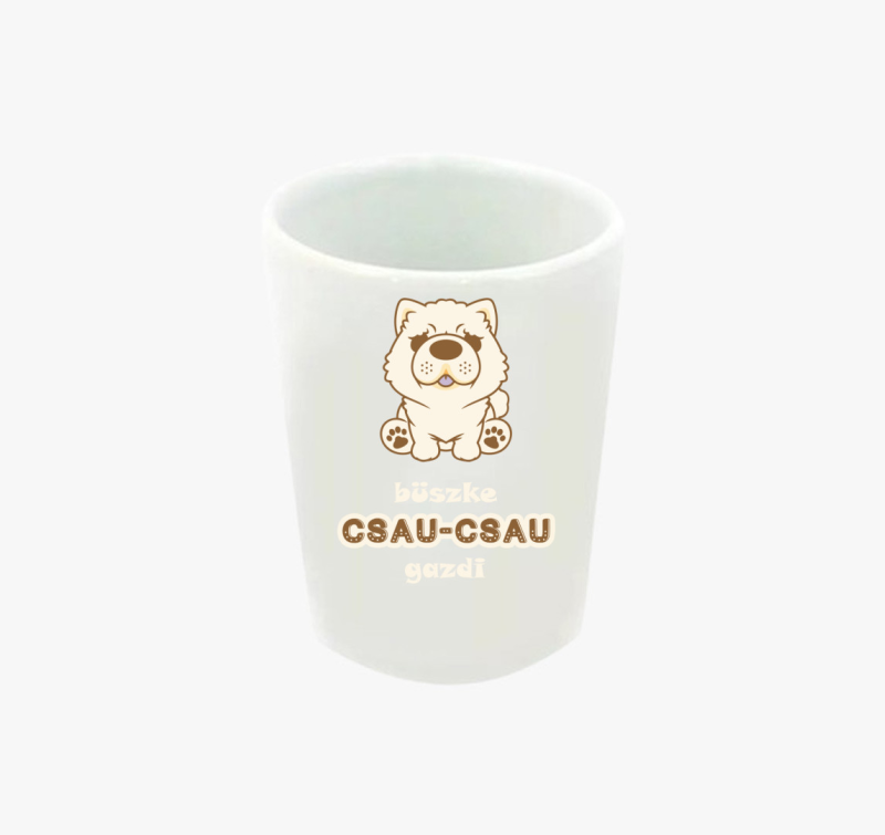 Fehér csaucsau feles pohár