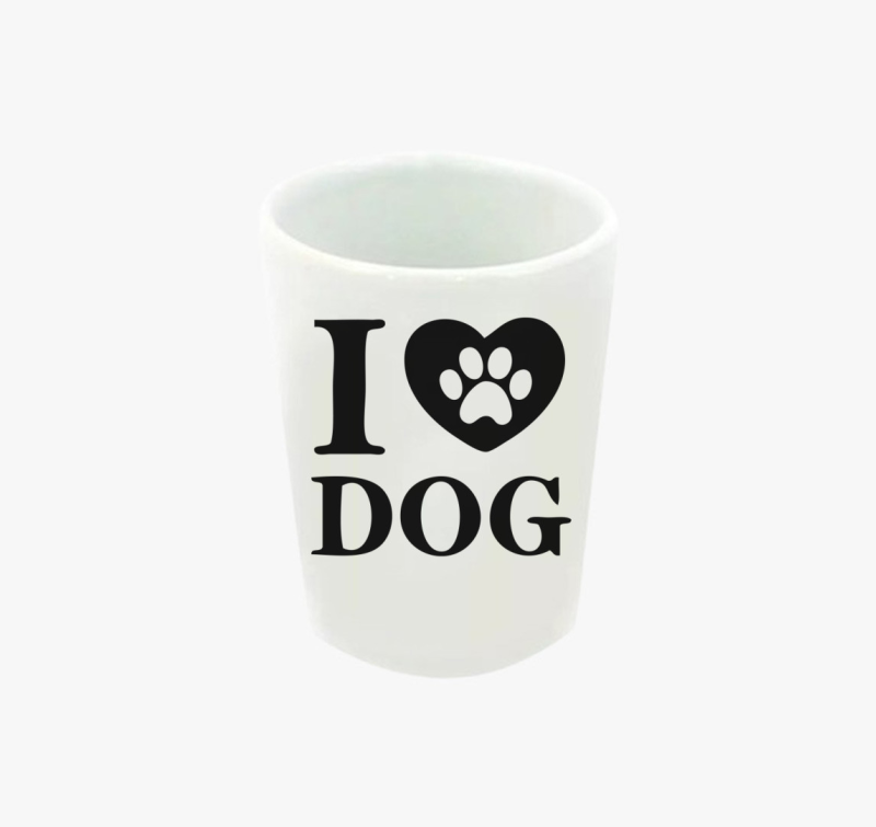 I love dog feles pohár