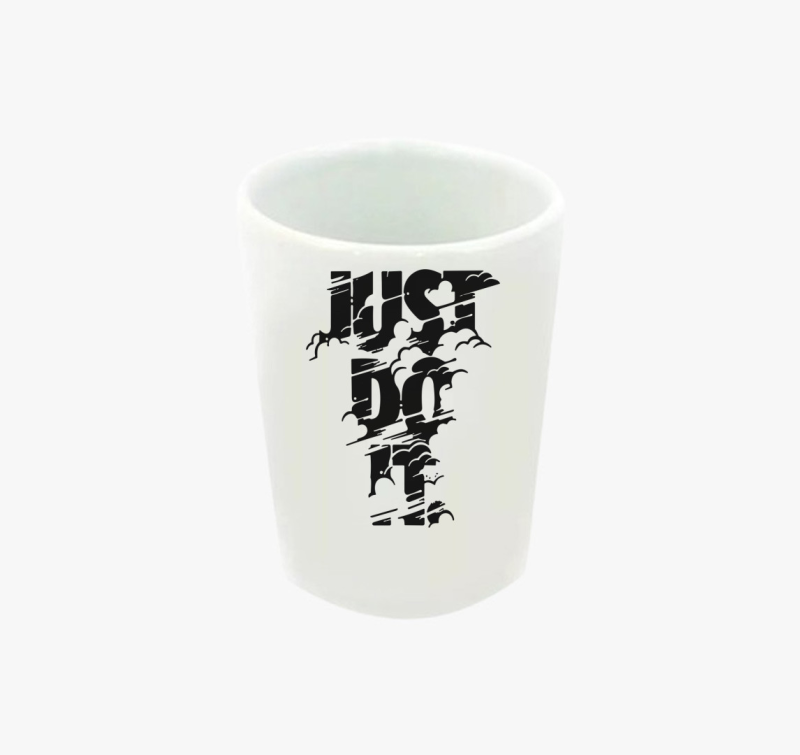 Just do it feliratú feles pohár