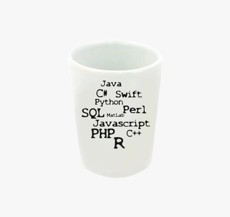 Programnyelvek feles pohár