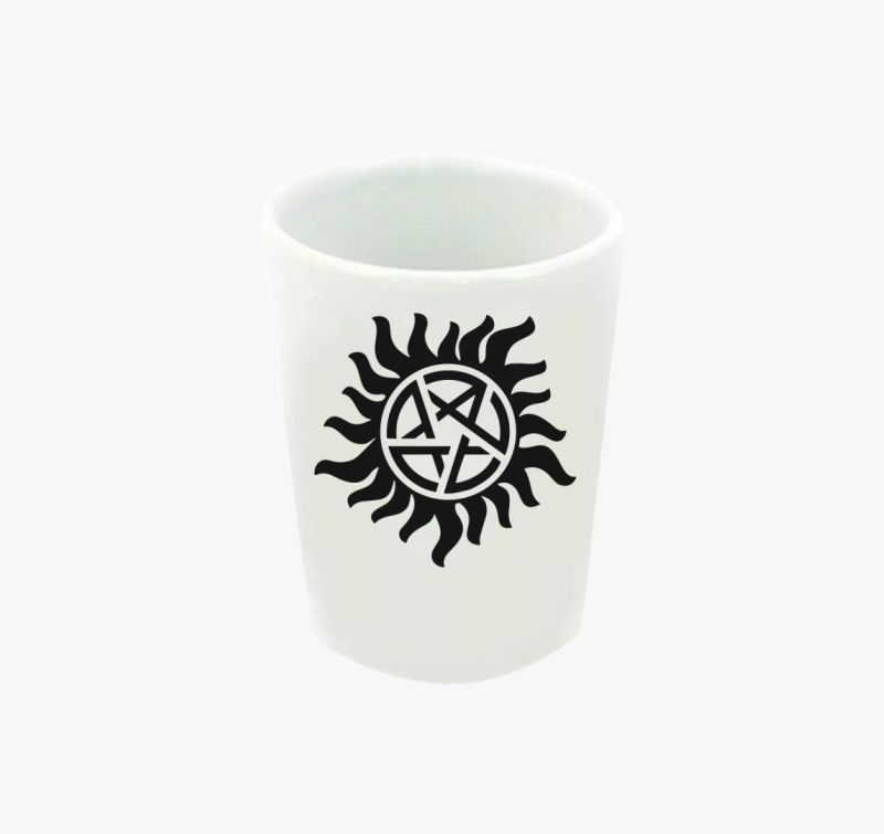 Supernatural tetoválás feles pohár