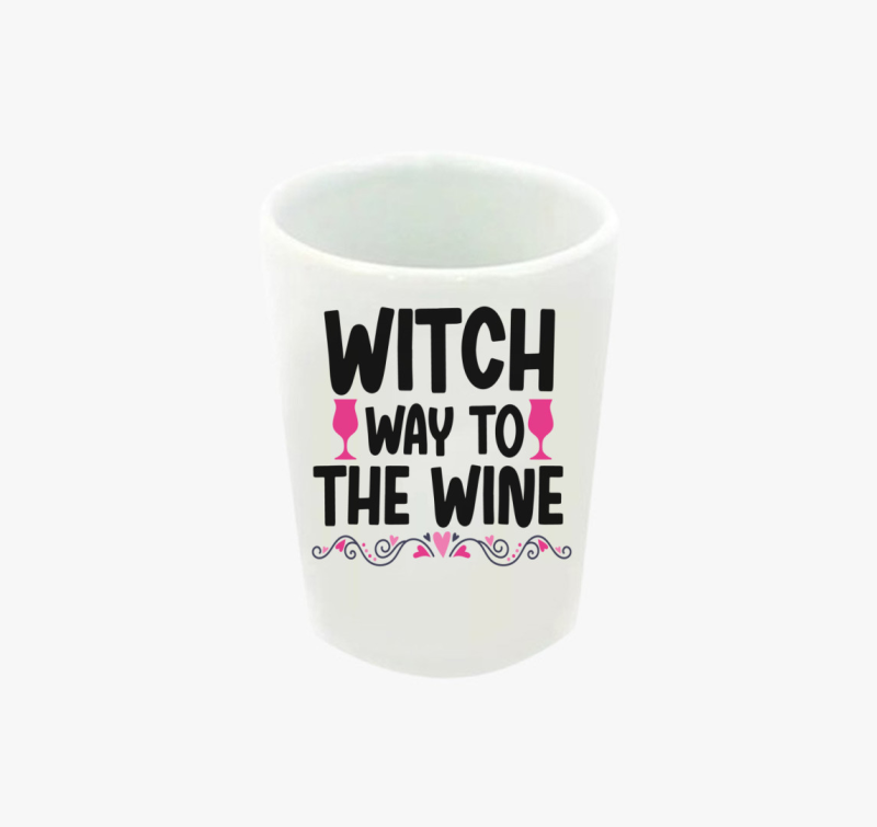 Witch wine feles pohár