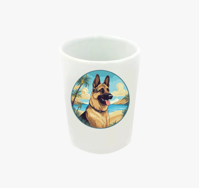 German Sheperd feles pohár