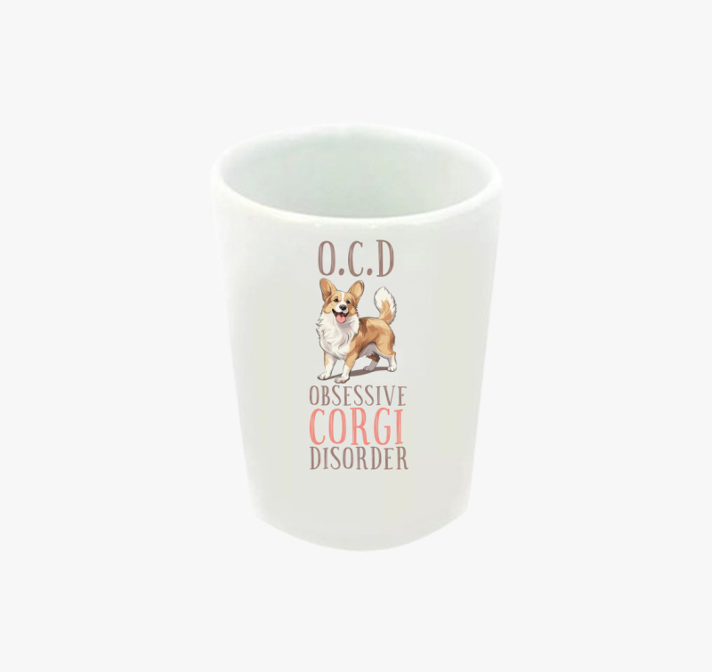 Corgi OCD feles pohár
