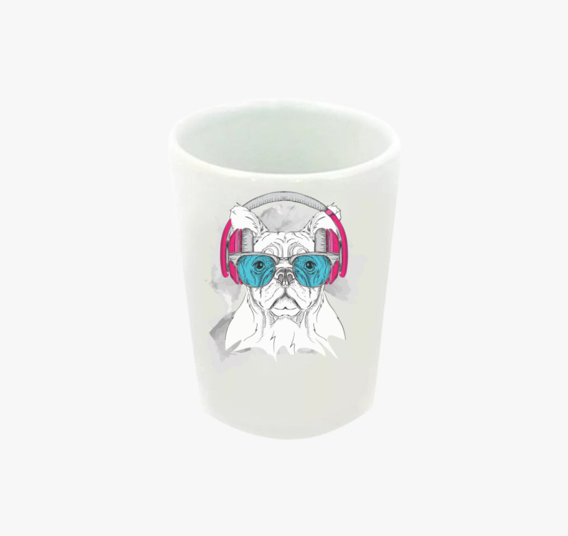 Frenchie Headphones feles pohár