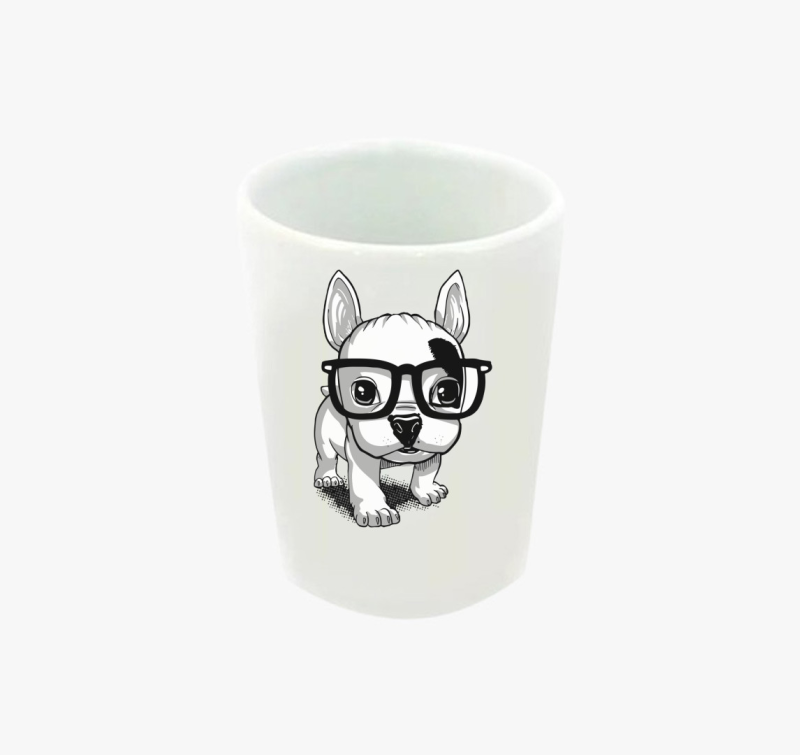 Frenchie puppy feles pohár
