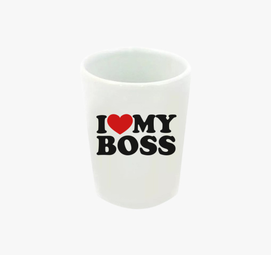 I love my boss feles pohár