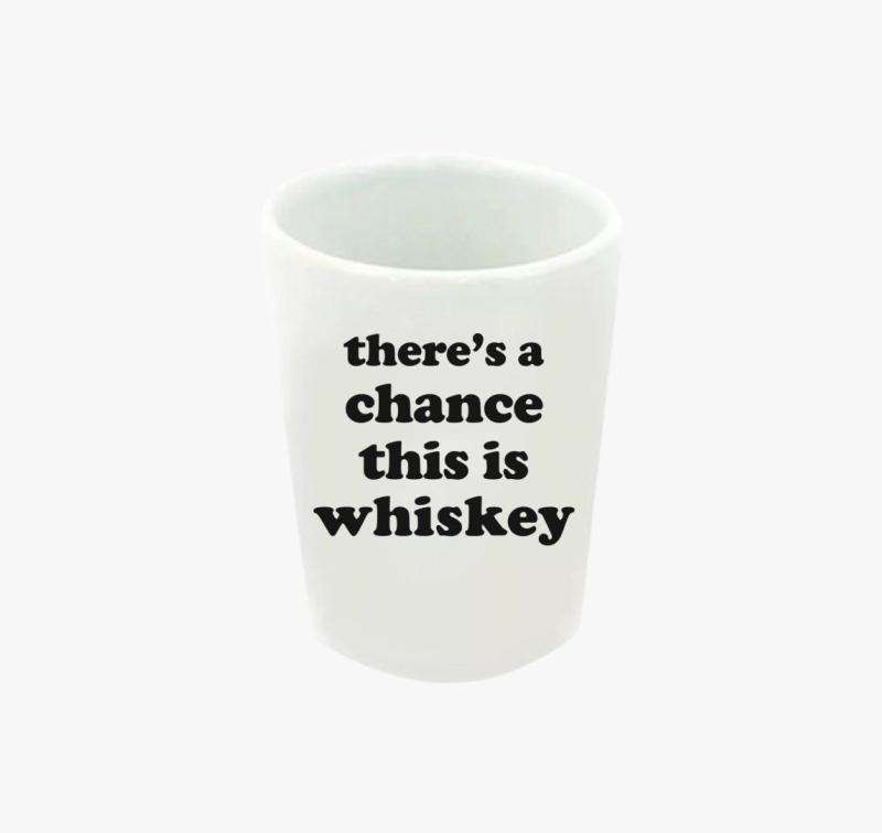 Whiskey chance feles pohár
