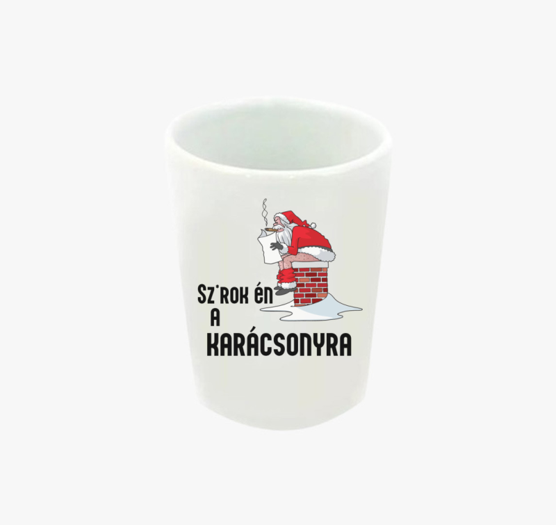 Sz*rok én a karácsonyra feles pohár