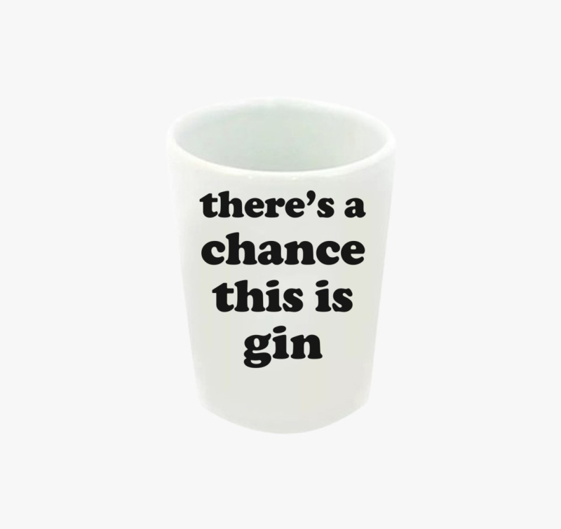 Gin chance feles pohár