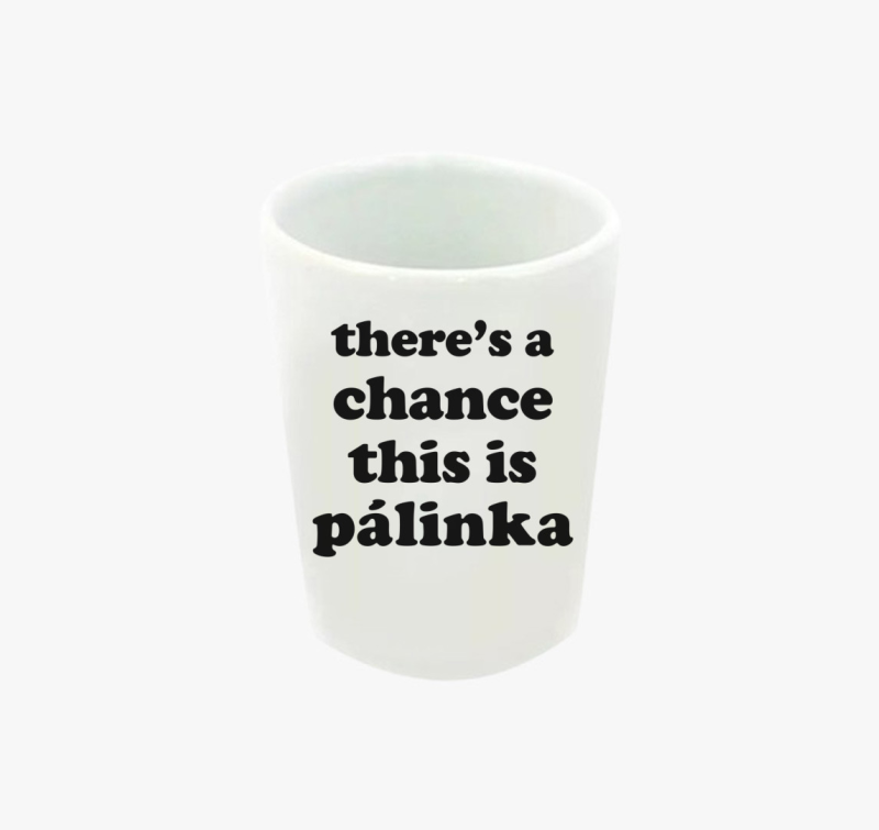 Pálinka chance feles pohár