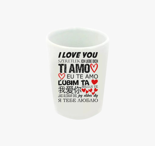 Ti Amo feles pohár
