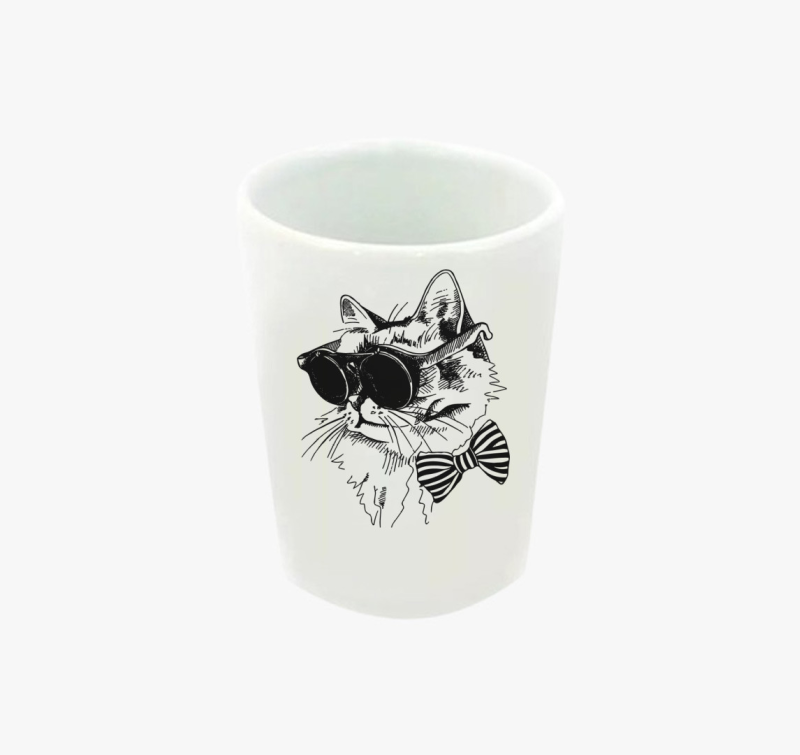 Catsy Art feles pohár