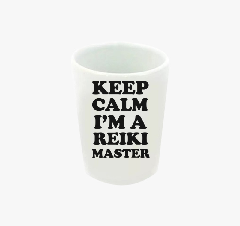 Keep calm reiki feles pohár