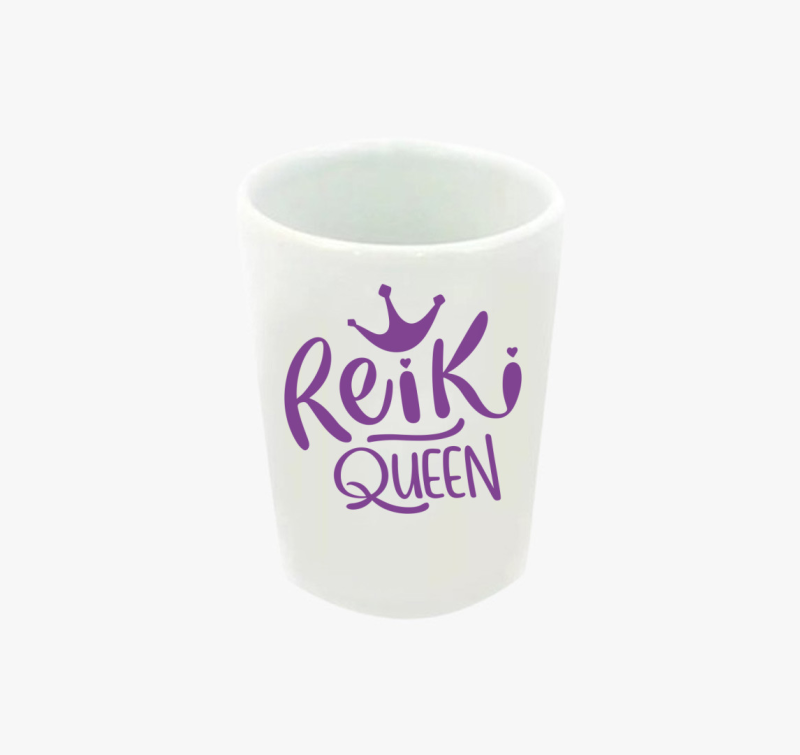 Reiki queen lila feles pohár