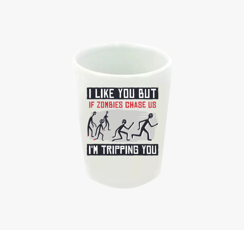 Én csipázlad, de ha jönnek a zombik! feles pohár
