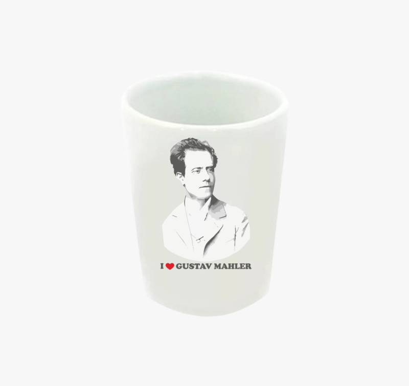 Mahler love portrait feles pohár