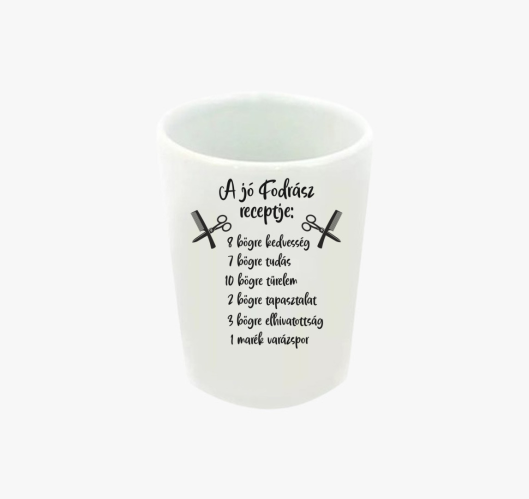 Fodrász recept feles pohár