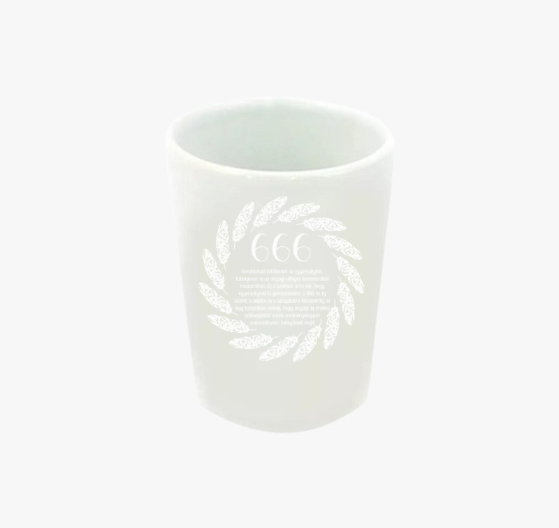 666 angyali szám feles pohár