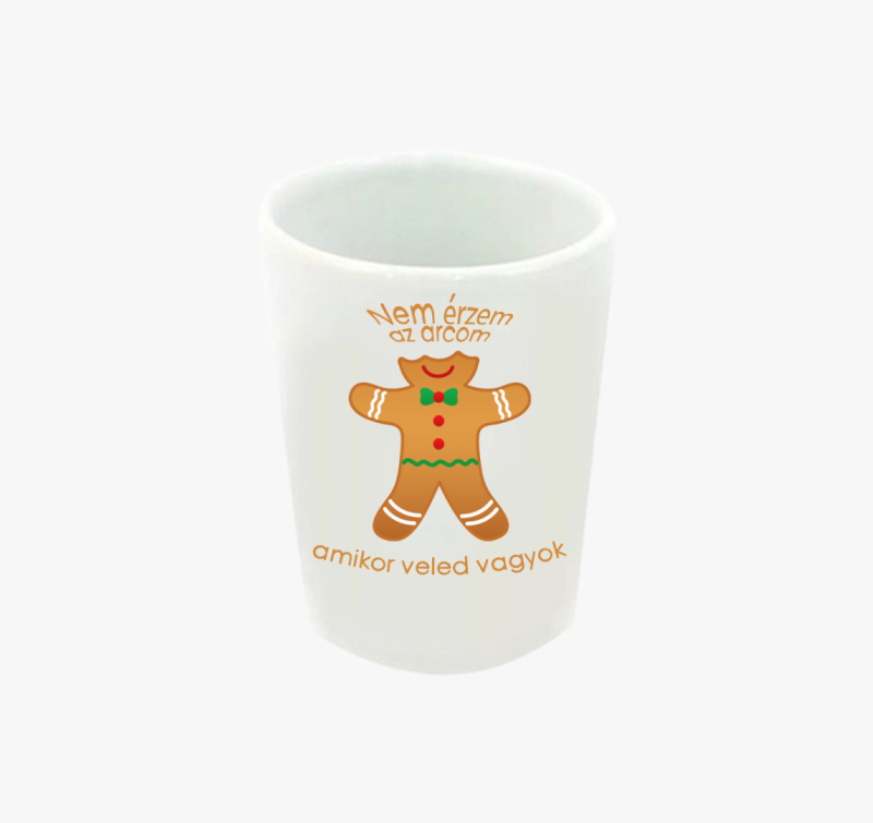 Mézeskalács karácsonyi feles pohár