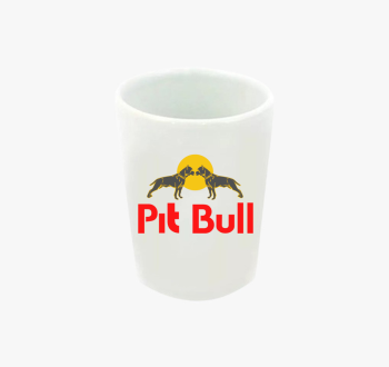 Pitbull feles pohár