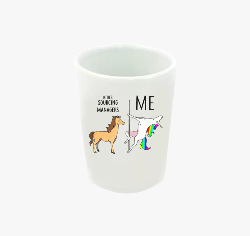 Sourcing Manager feles pohár