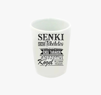 Énektanár feles pohá