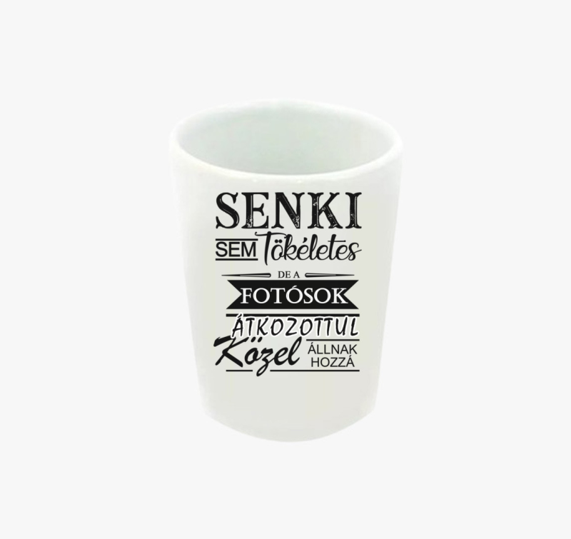 Fotós feles pohár