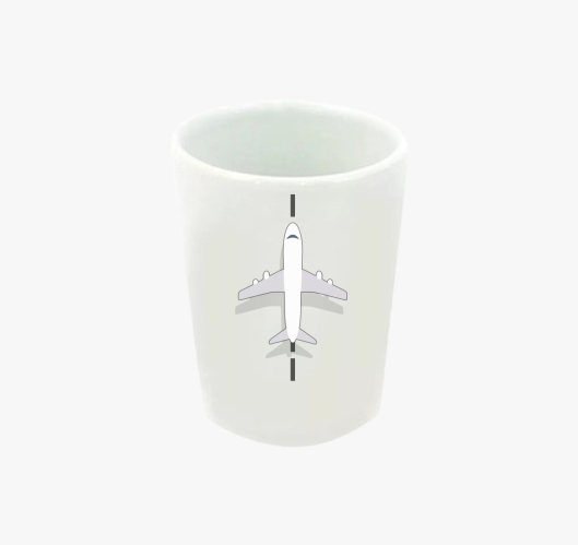 Repülős feles pohár (utasszáll...