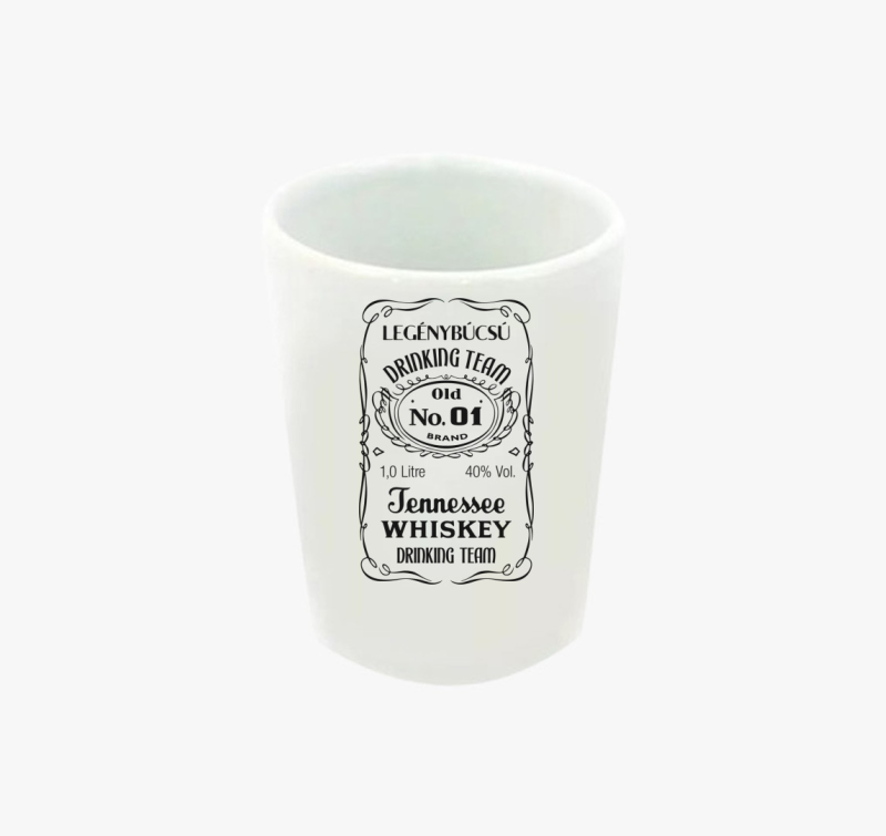 Legénybúcsú drinking team feles pohár(csapatnak)