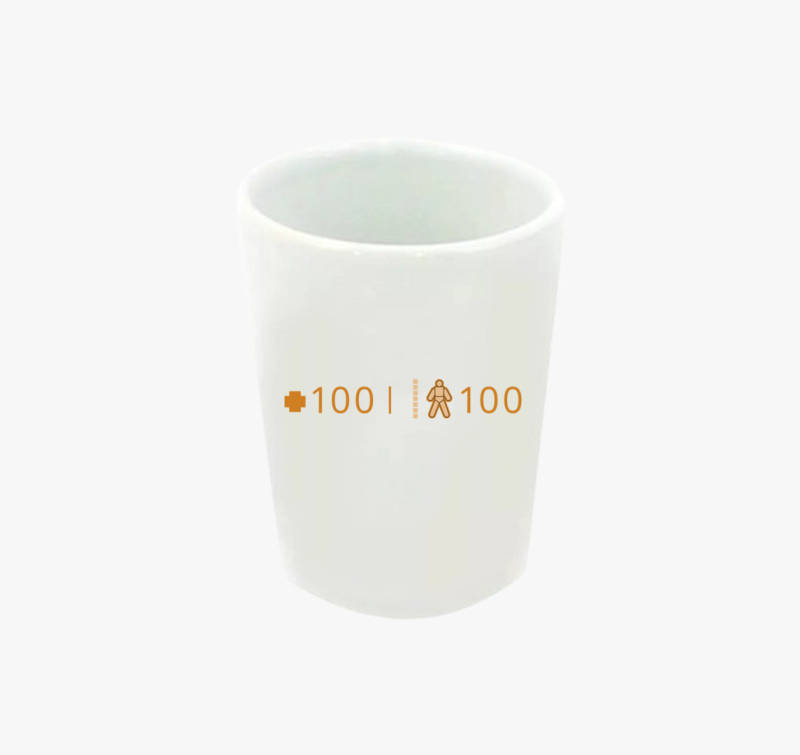 Gamer HUD feles pohár