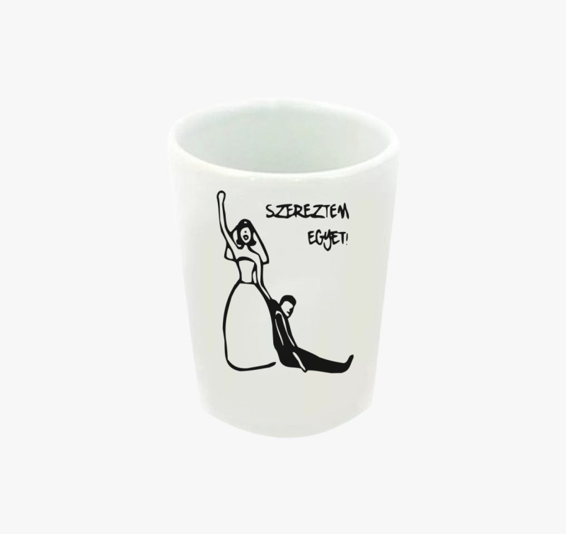 Szereztem egyet- lánybúcsús feles pohár