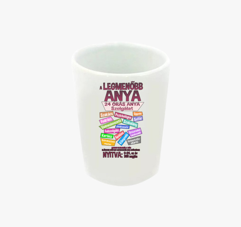 Menő anyuka feles pohár