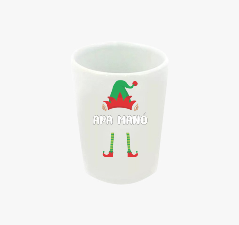 Apa manós feles pohár