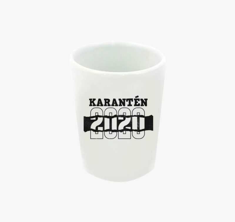 Karantén 2020 feles pohár