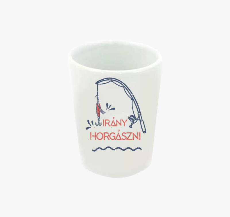 Irány horgászni feles pohár